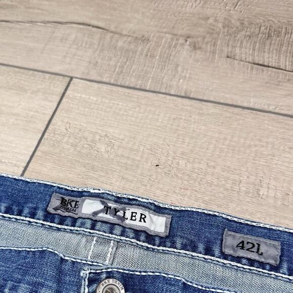 BKE Tyler Men’s Jeans Size 40x33 Newgate Relaxed Fit Bootcut Denim Lined Wash - Picture 5 of 10